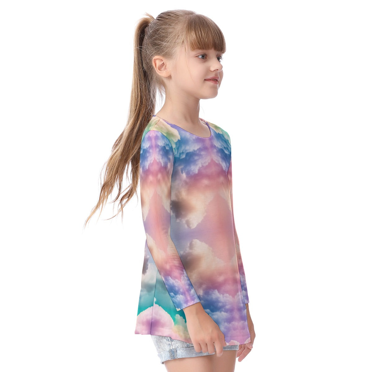 Unisex Kid's Long Sleeve O-neck T-shirt