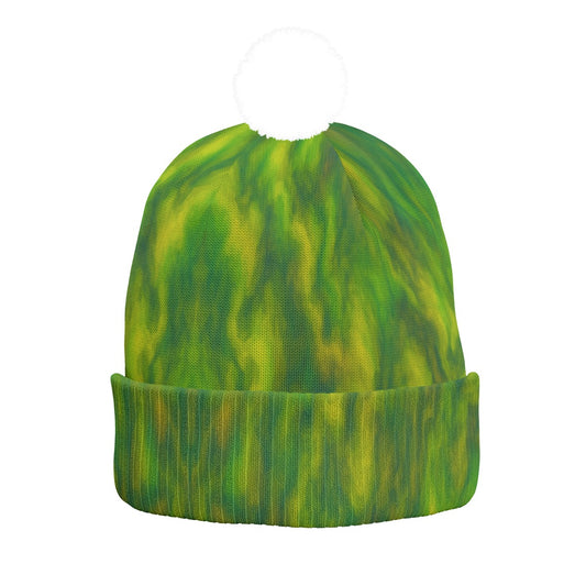 Unisex Knitted Hat With Pom-Pom