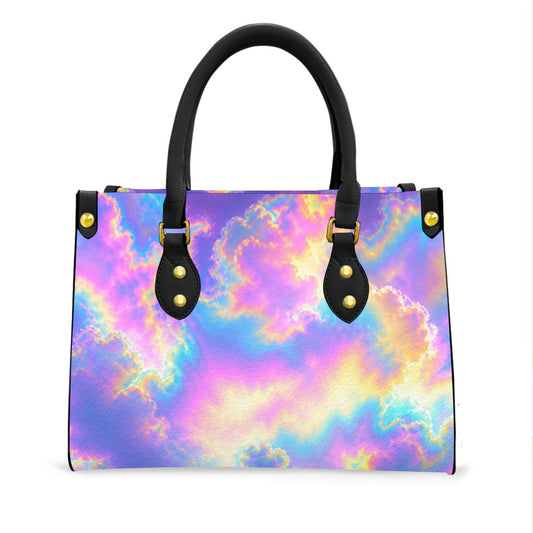 Women's Tote Bag With Black Handle