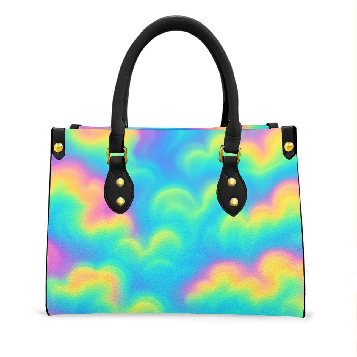 Women's Tote Bag With Black Handle