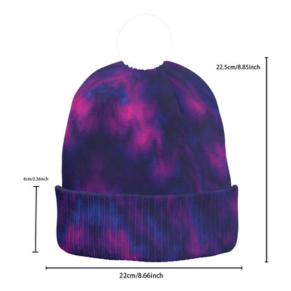 Unisex Knitted Hat With Pom-Pom