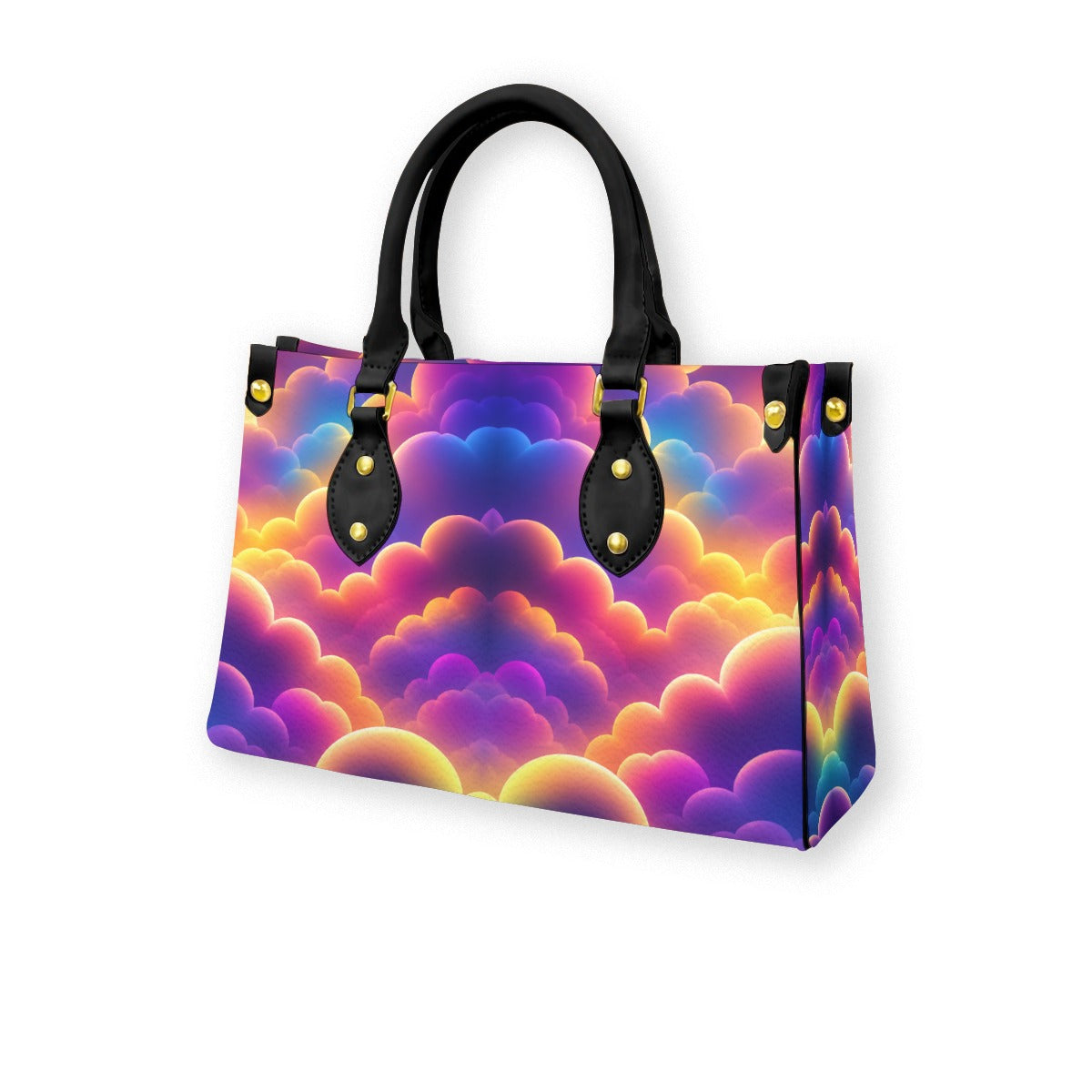Women's Tote Bag With Black Handle