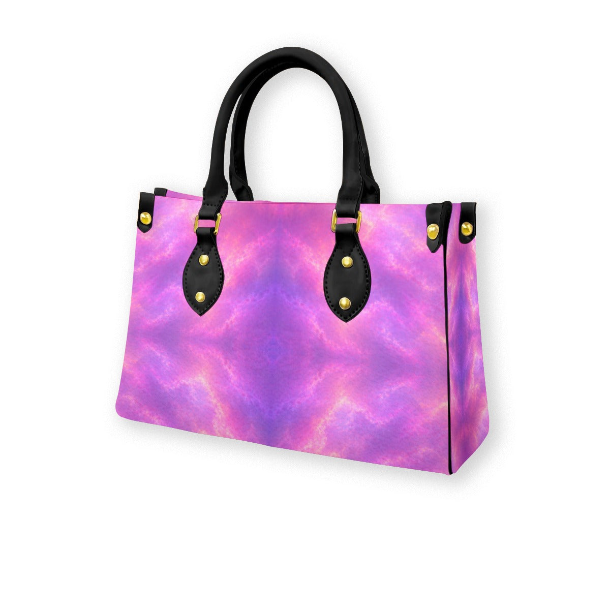Women's Tote Bag With Black Handle
