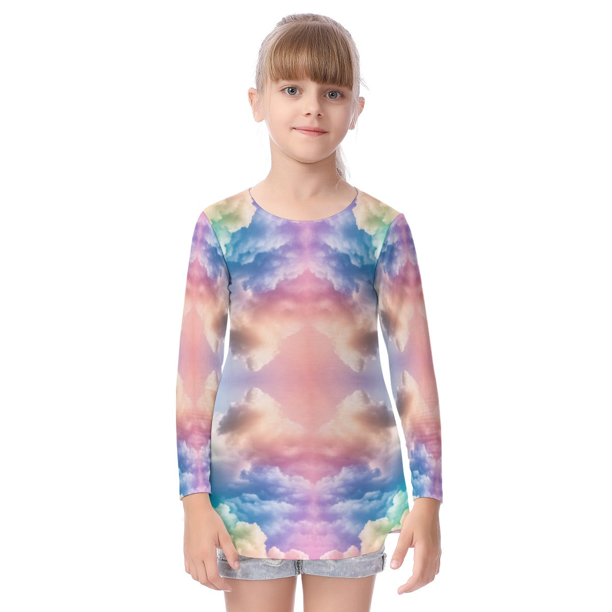 Unisex Kid's Long Sleeve O-neck T-shirt