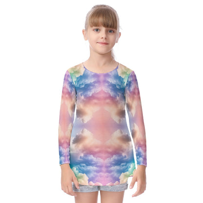 Unisex Kid's Long Sleeve O-neck T-shirt