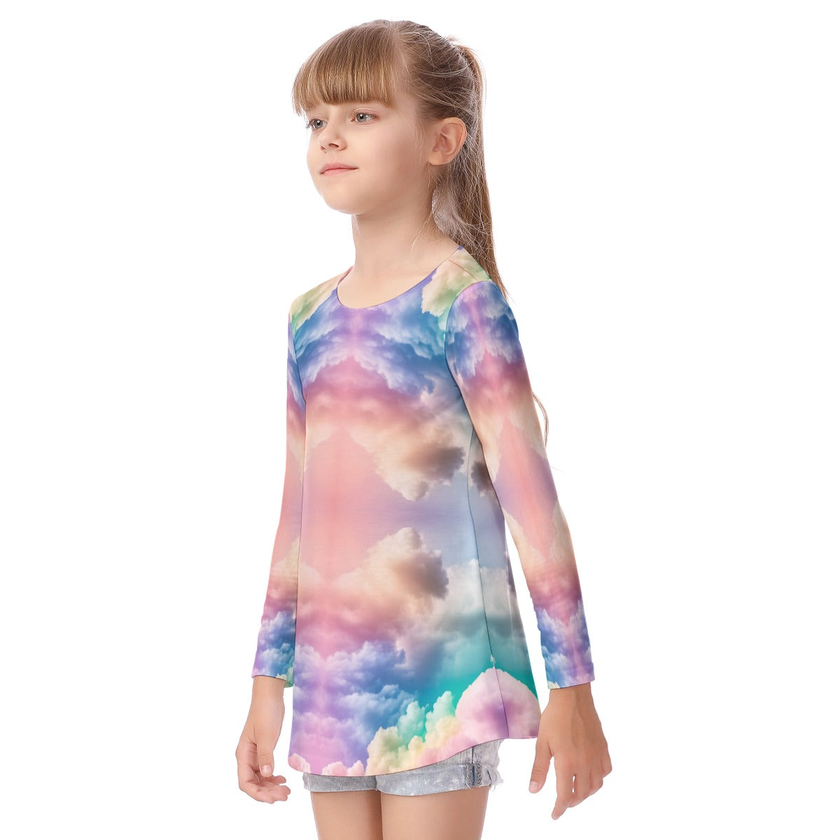 Unisex Kid's Long Sleeve O-neck T-shirt