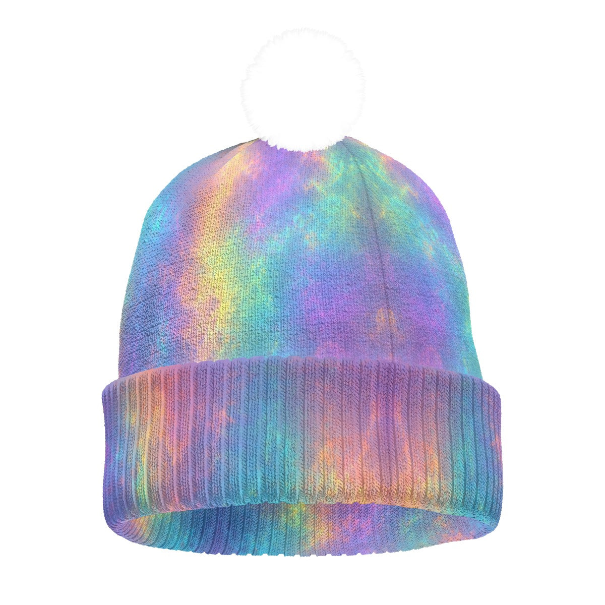 Knitted Hat With Pom-Pom