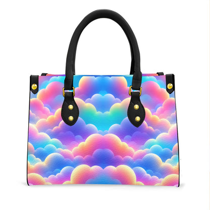 Women's Tote Bag With Black Handle