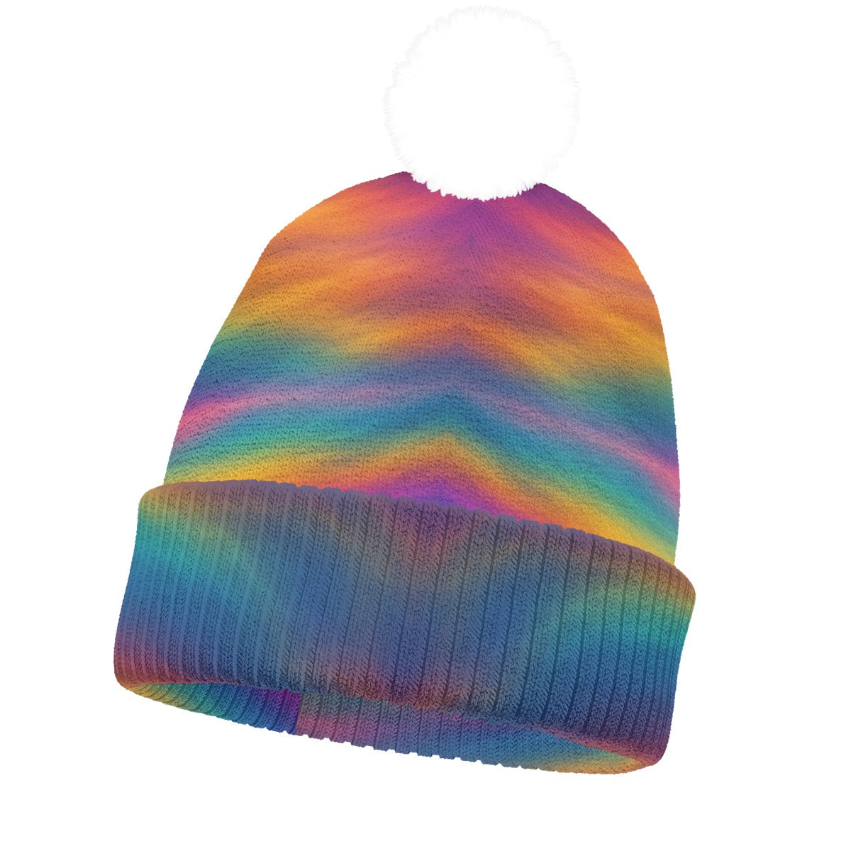 Unisex Knitted Hat With Pom-Pom