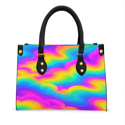 Women's Tote Bag With Black Handle