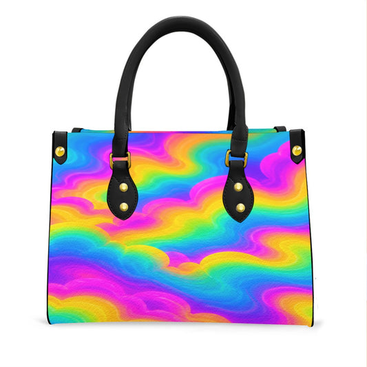 Women's Tote Bag With Black Handle