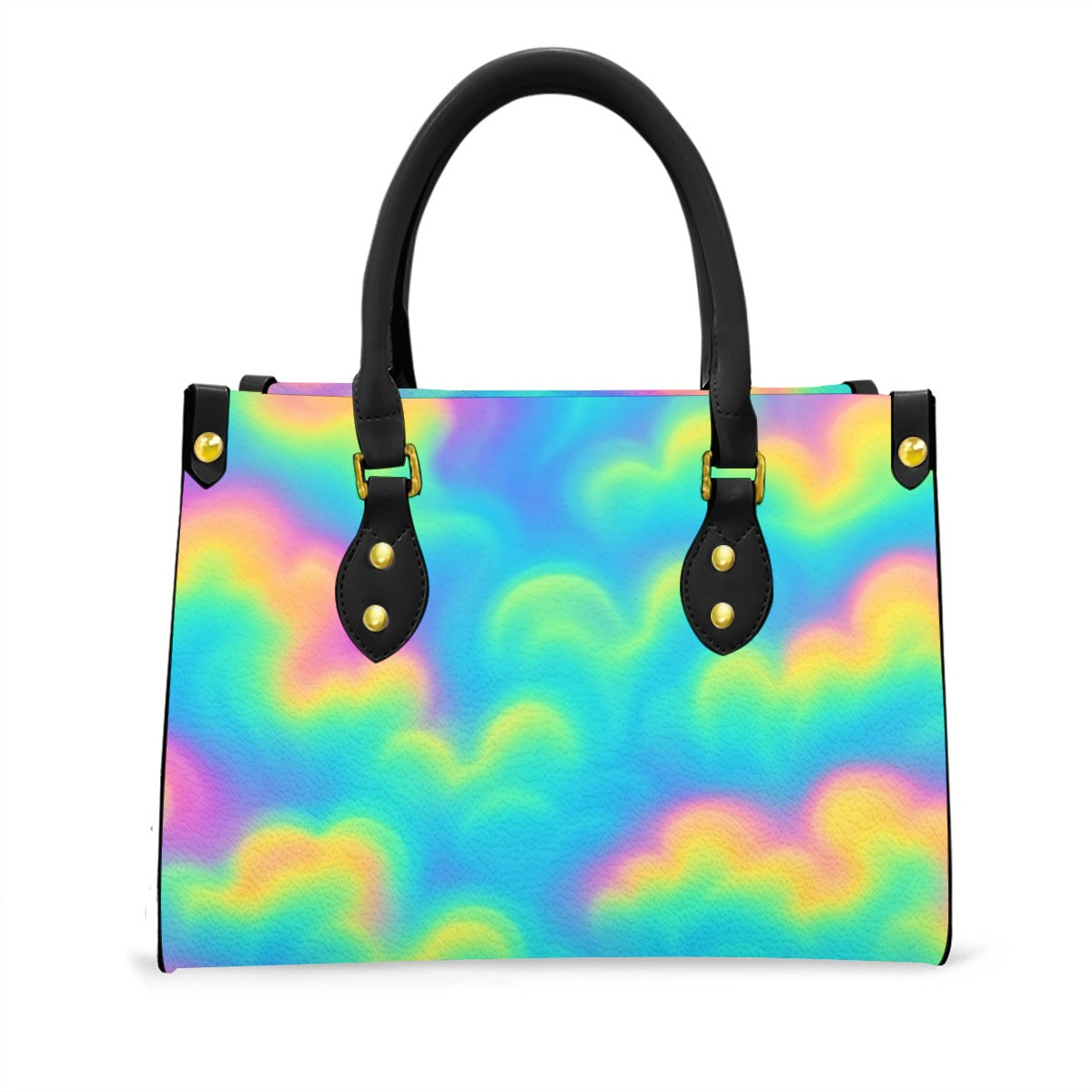 Women's Tote Bag With Black Handle