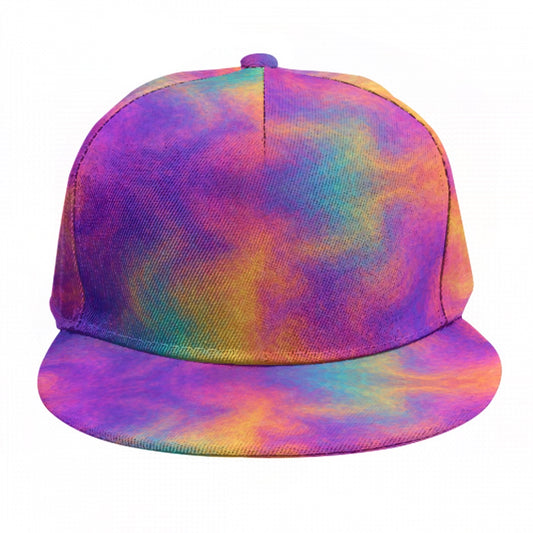 Baseball Cap With Flat Brim
