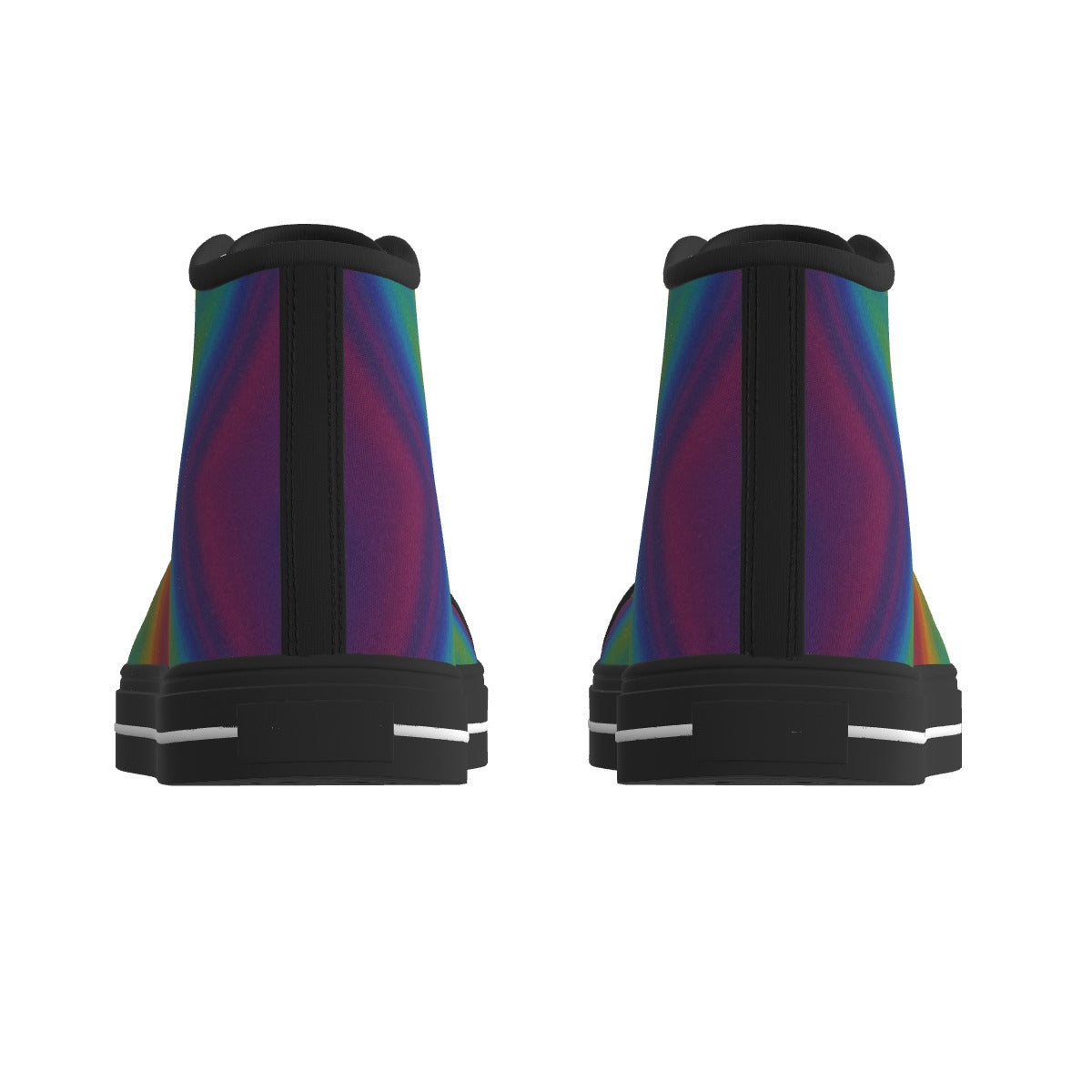 Men's Black Sole Canvas Shoes