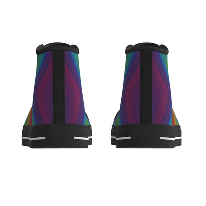 Men's Black Sole Canvas Shoes