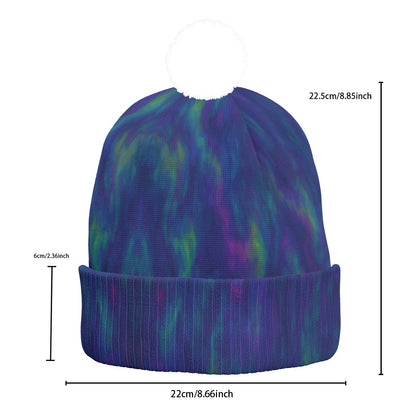 Unisex Knitted Hat With Pom-Pom