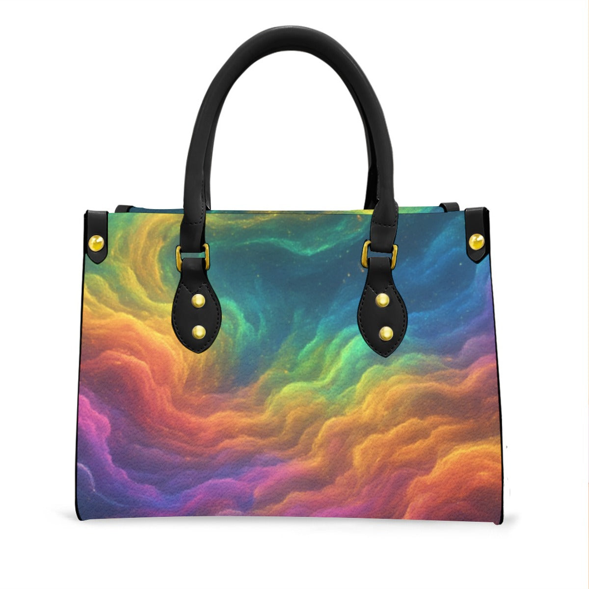 Women's Tote Bag With Black Handle