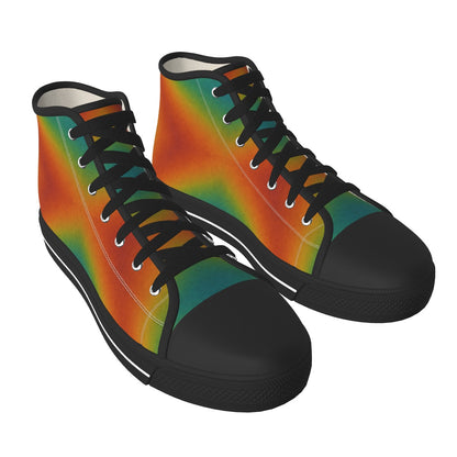 Men's Black Sole Canvas Shoes