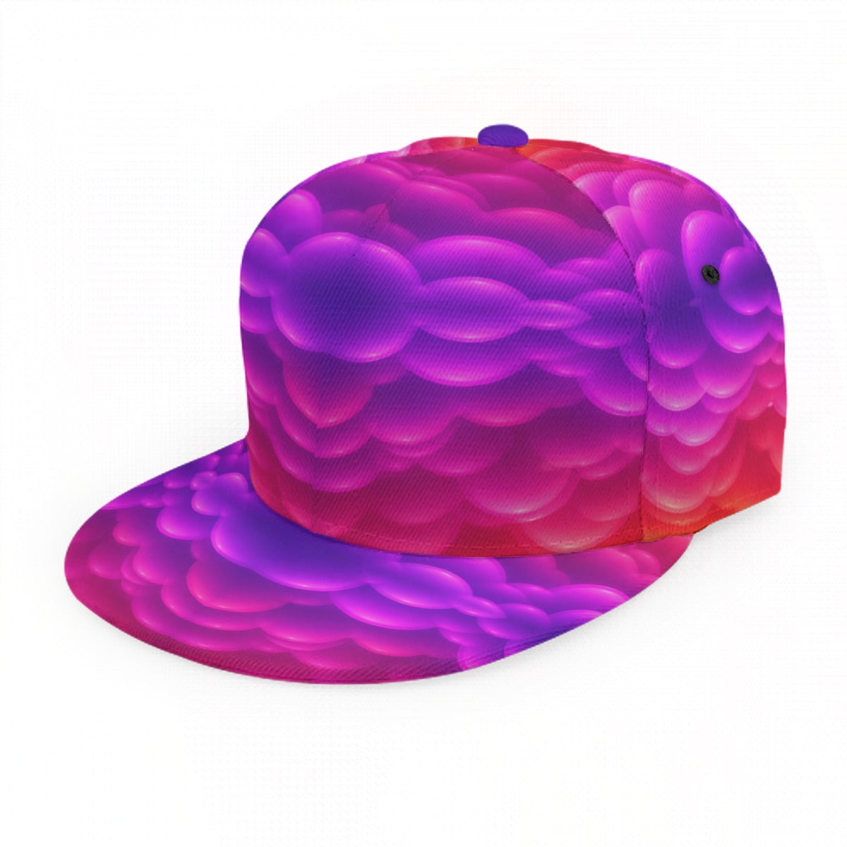 Baseball Cap With Flat Brim