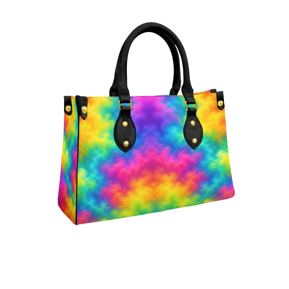 Women's Tote Bag With Black Handle