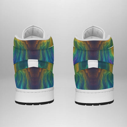 Women's Synthetic Leather Stitching Shoes