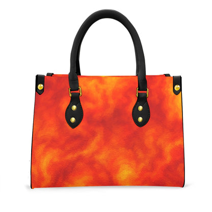 Women's Tote Bag With Black Handle