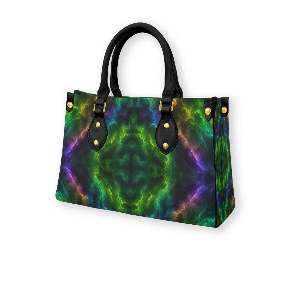Women's Tote Bag With Black Handle