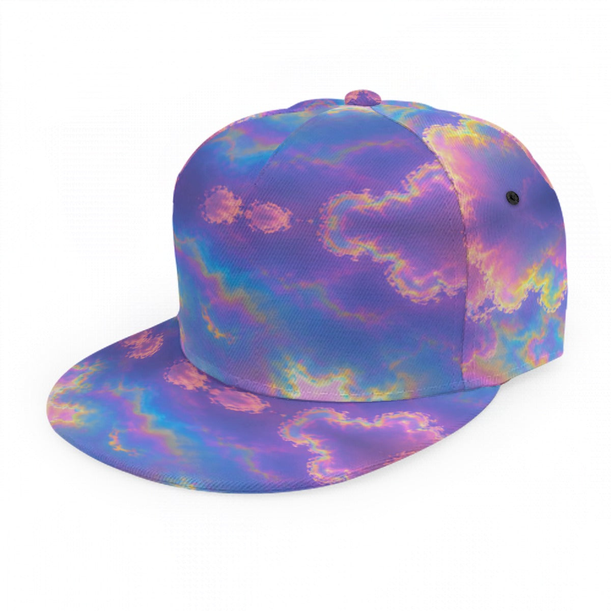 Baseball Cap With Flat Brim