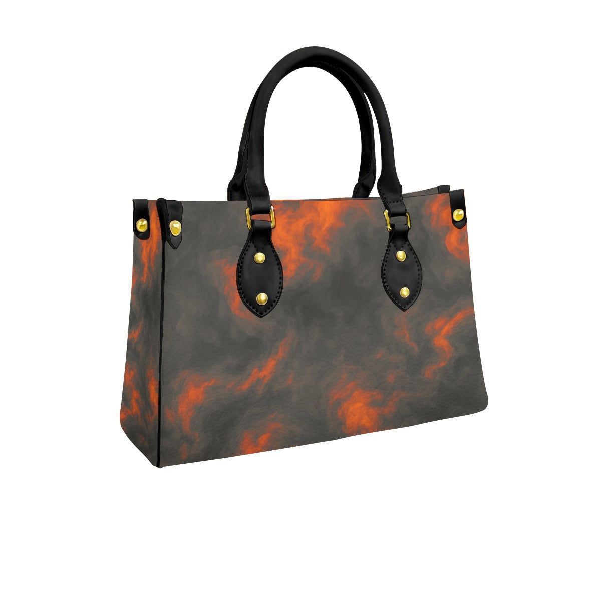 Women's Tote Bag With Black Handle