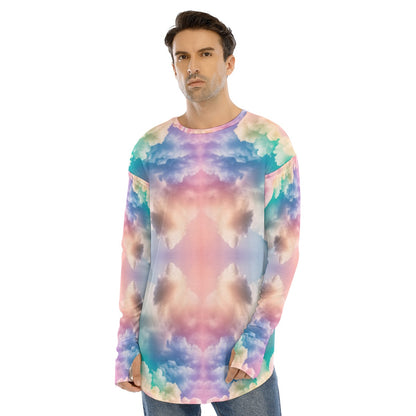 Men's Fingerless Long Sleeve T-shirt