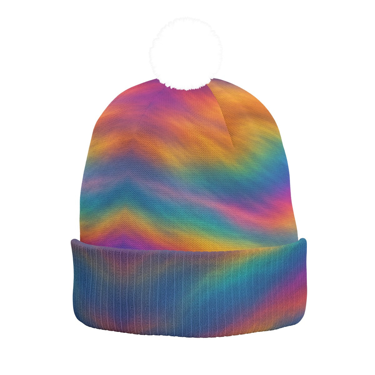 Unisex Knitted Hat With Pom-Pom