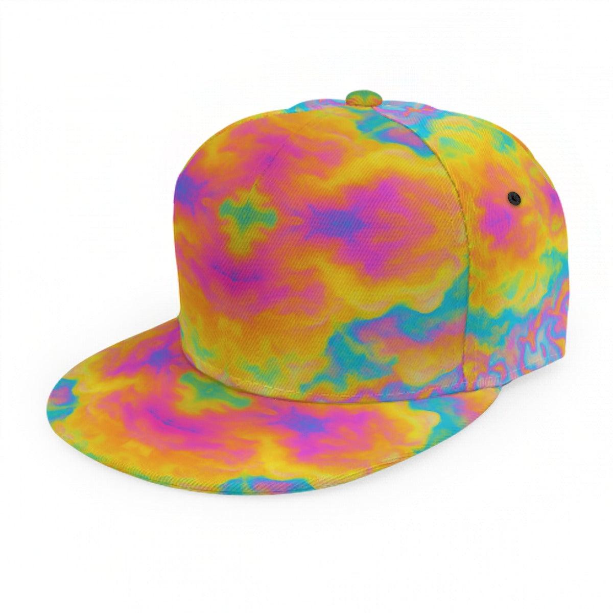 Baseball Cap With Flat Brim