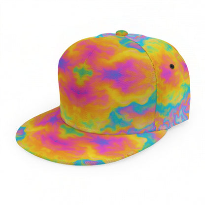 Baseball Cap With Flat Brim