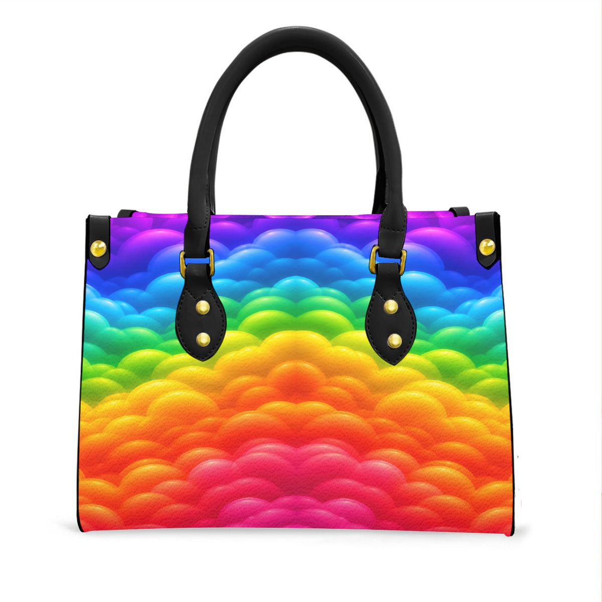 Women's Tote Bag With Black Handle