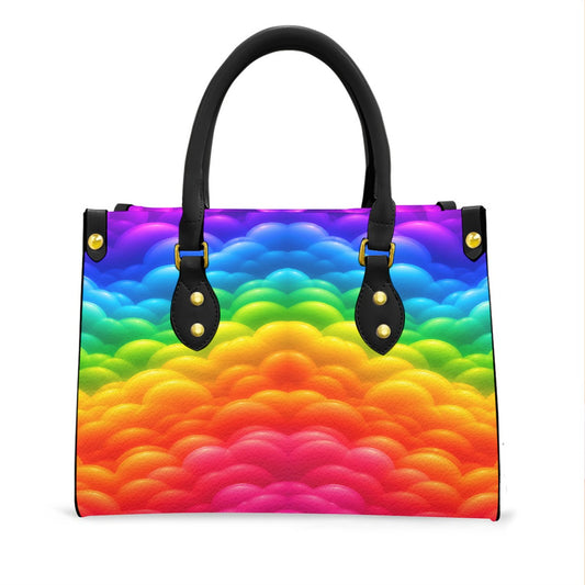 Women's Tote Bag With Black Handle