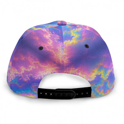 Baseball Cap With Flat Brim