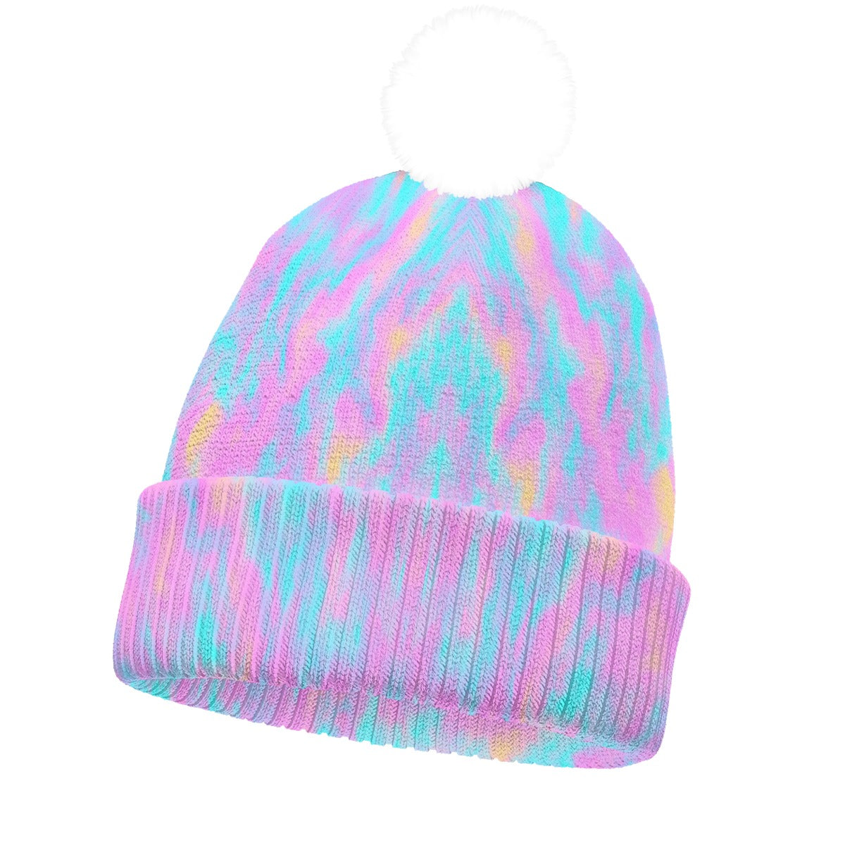Unisex Knitted Hat With Pom-Pom