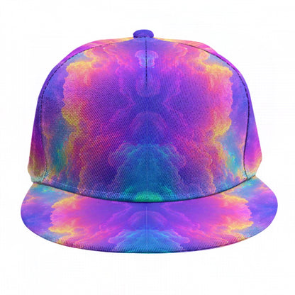 Baseball Cap With Flat Brim