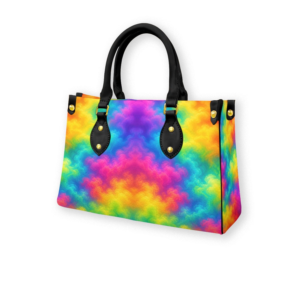 Women's Tote Bag With Black Handle