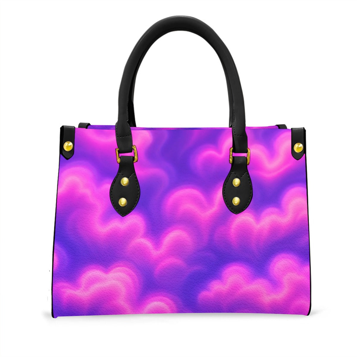 Women's Tote Bag With Black Handle