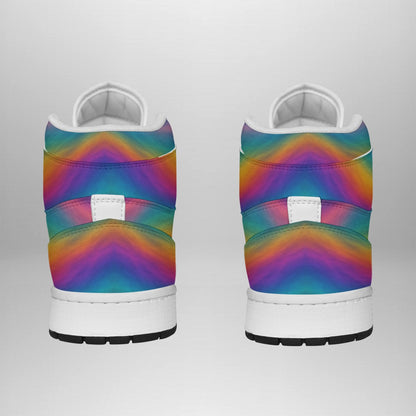 Women's Synthetic Leather Stitching Shoes