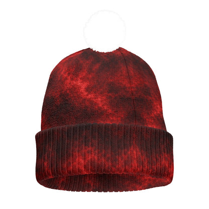 Knitted Hat With Pom-Pom