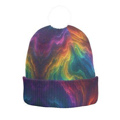Unisex Knitted Hat With Pom-Pom