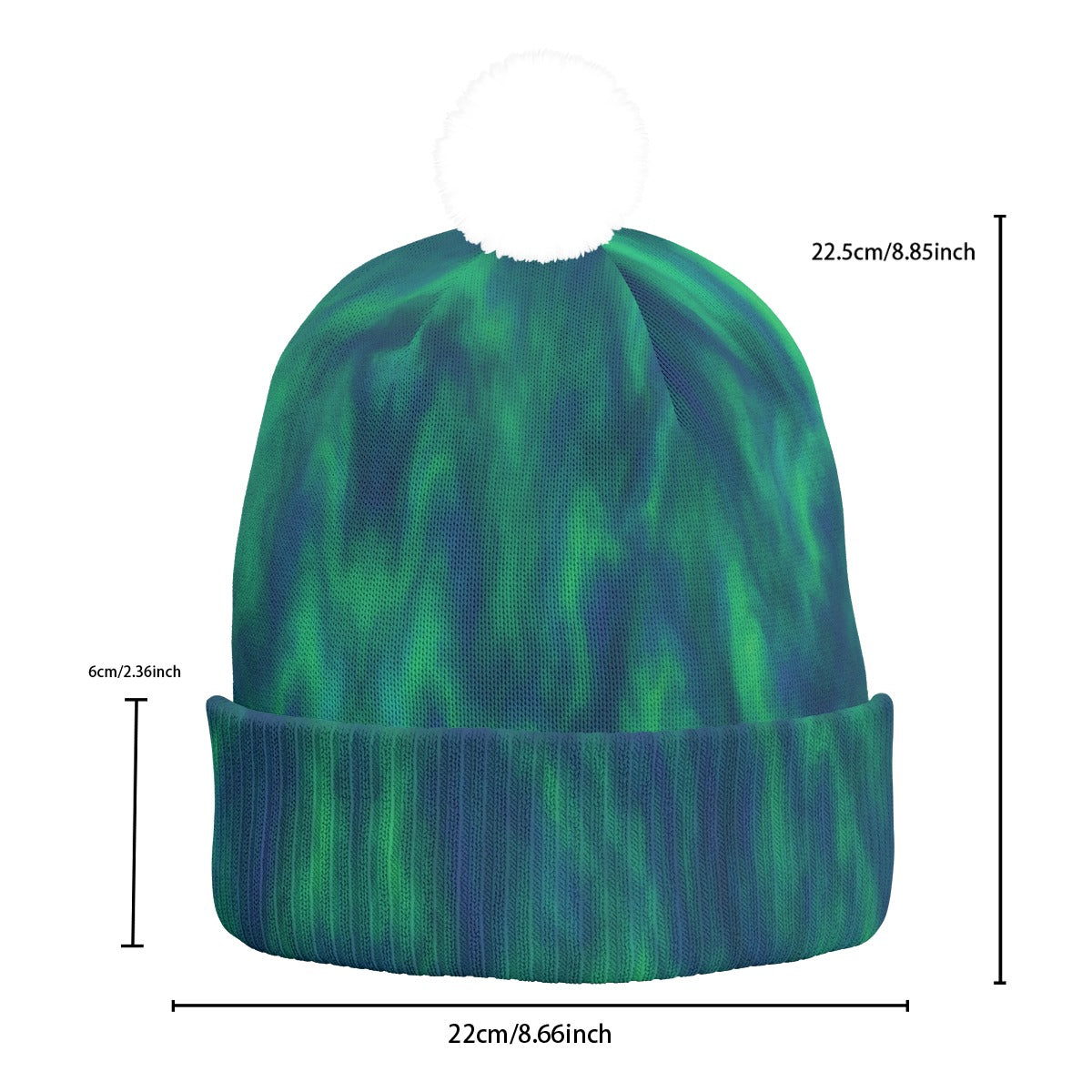 Unisex Knitted Hat With Pom-Pom