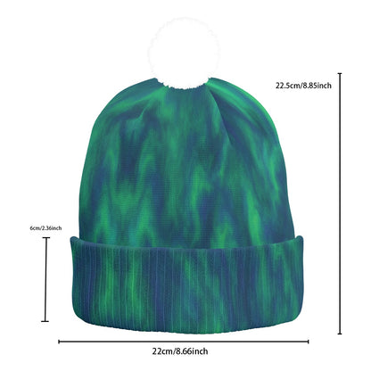 Unisex Knitted Hat With Pom-Pom