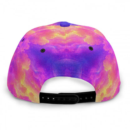 Baseball Cap With Flat Brim