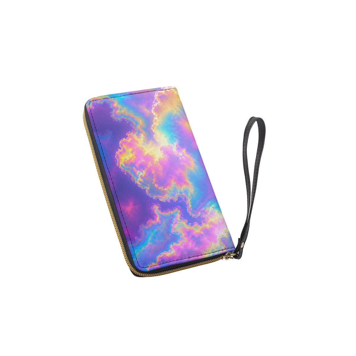 Long Wallet With Black Hand Strap