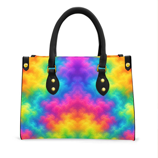Women's Tote Bag With Black Handle