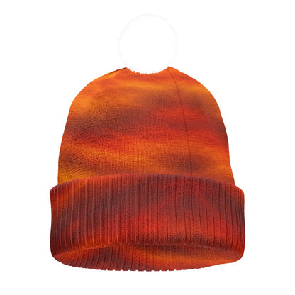 Unisex Knitted Hat With Pom-Pom