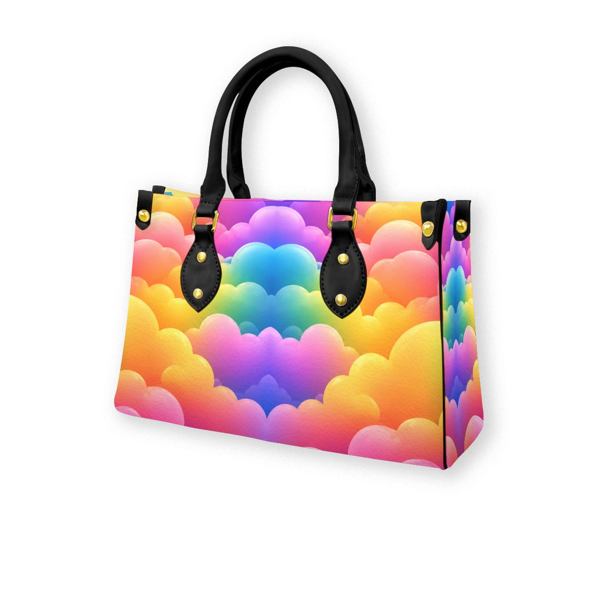 Women's Tote Bag With Black Handle